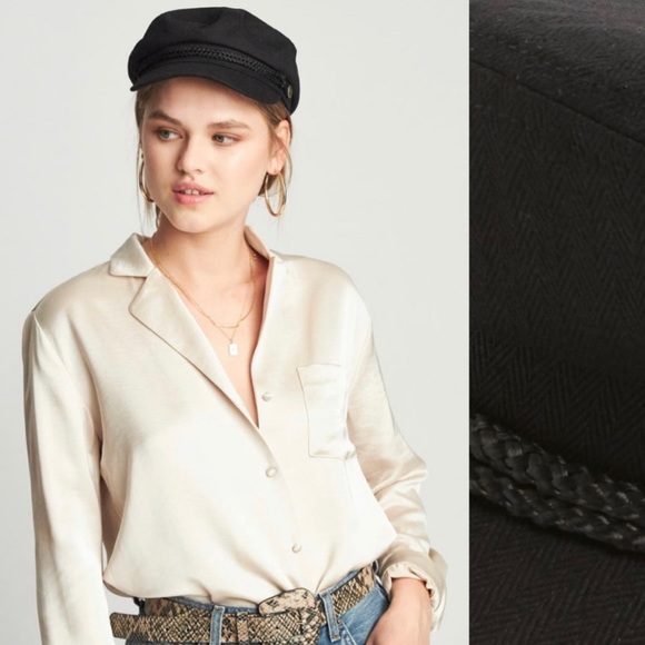 Brixton Black Fiddler Hat Size L - Picture 2 of 5